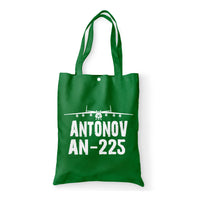 Thumbnail for Antonov AN-225 & Plane Designed Tote Bags