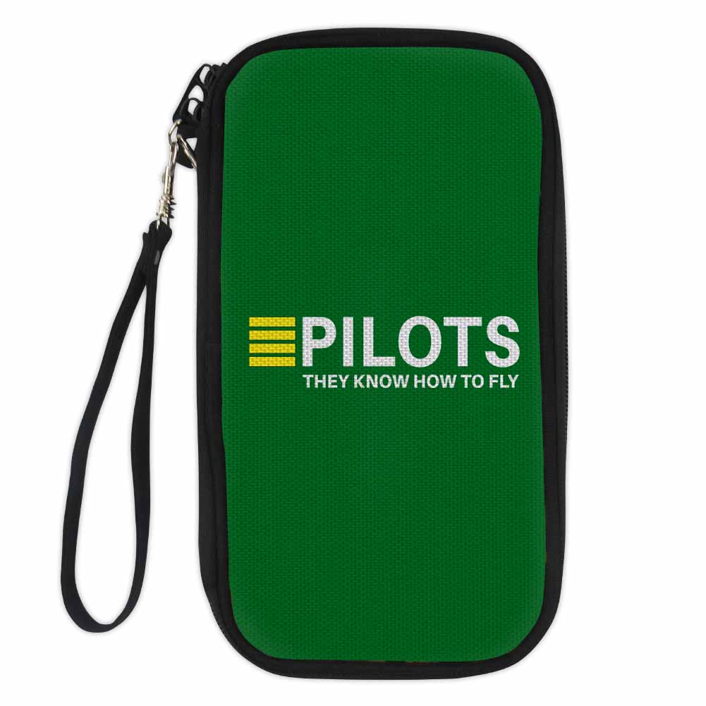 Pilots They Know How To Fly Designed Travel Cases & Wallets