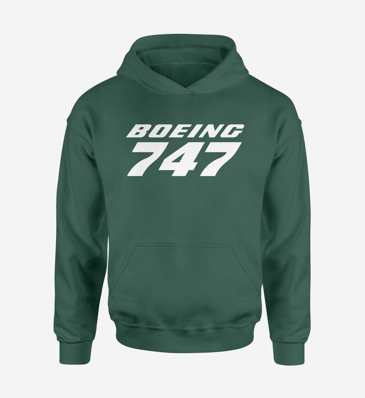 Boeing 747 & Text Designed Hoodies