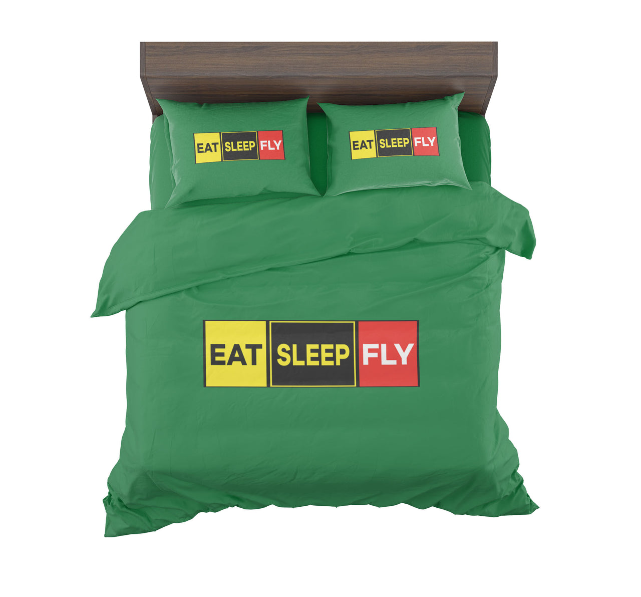 Eat Sleep Fly (Colourful) Designed Bedding Sets