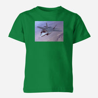 Thumbnail for Fighter Jet 35 Captured in the Air Designed Children T-Shirts