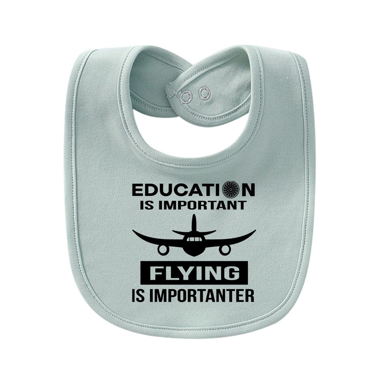 Flying is Importanter Designed Baby Saliva & Feeding Towels