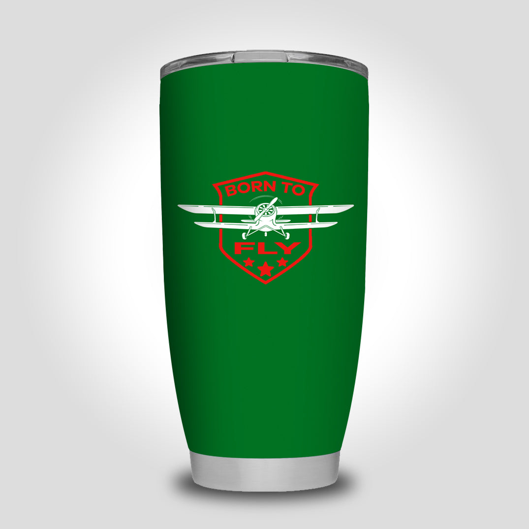 Born To Fly Designed Designed Tumbler Travel Mugs
