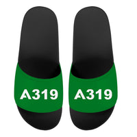 Thumbnail for A319 Flat Text Designed Sport Slippers