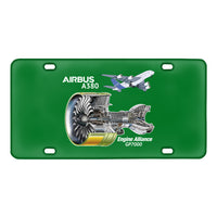 Thumbnail for Airbus A380 & GP7000 Engine Designed Metal (License) Plates