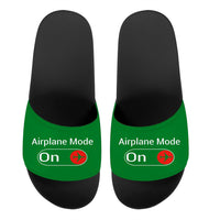 Thumbnail for Airplane Mode On Designed Sport Slippers