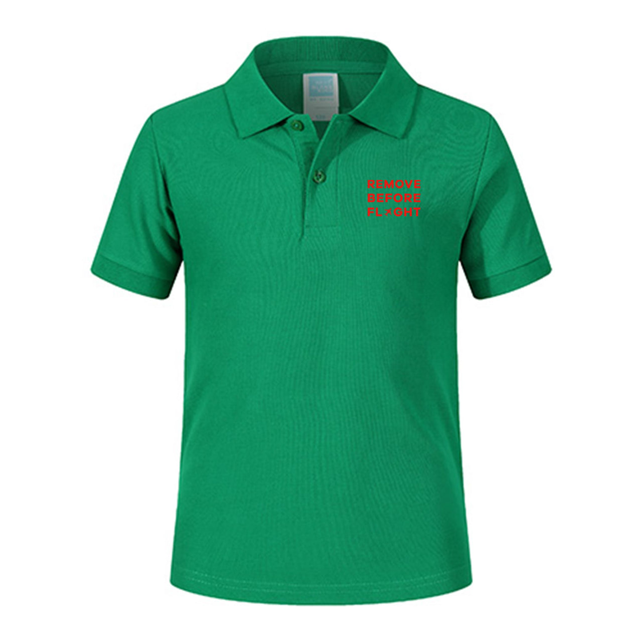 Remove Before Flight Designed Children Polo T-Shirts