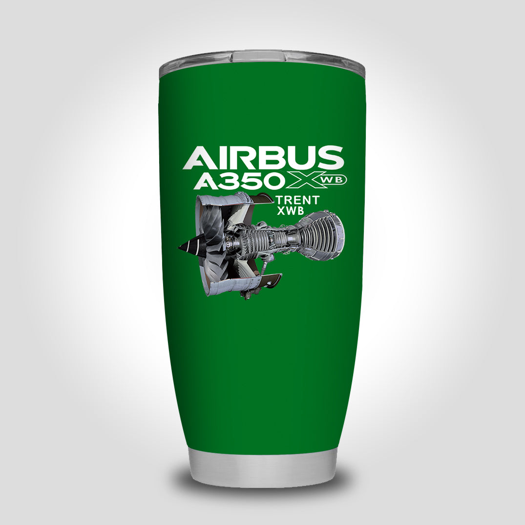 Airbus A350 & Trent Wxb Engine Designed Tumbler Travel Mugs