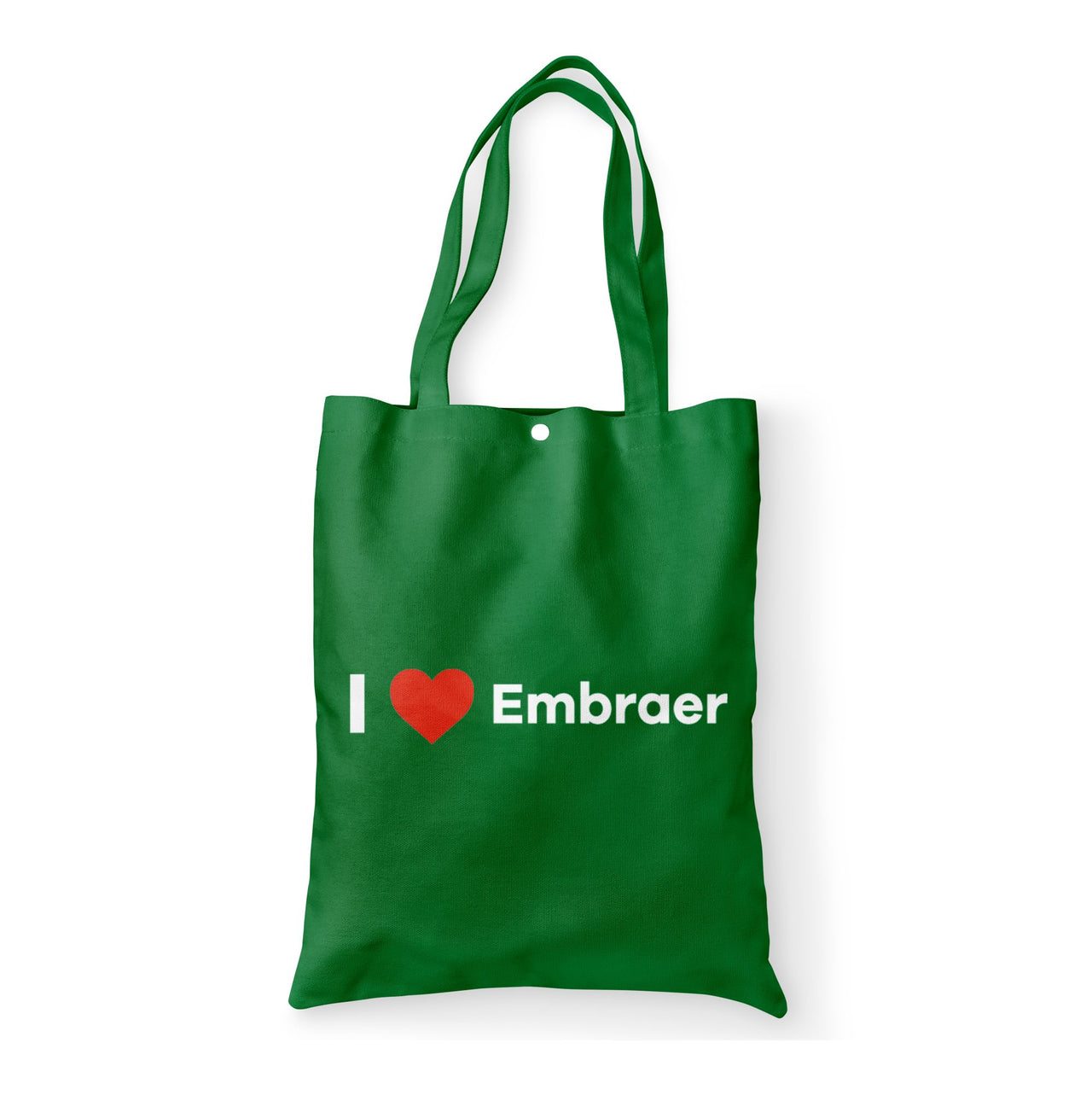 I Love Embraer Designed Tote Bags