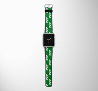 Thumbnail for 717 Flat Text Designed Leather Apple Watch Straps