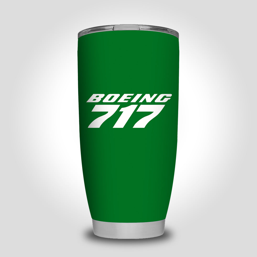 Boeing 717 & Text Designed Tumbler Travel Mugs