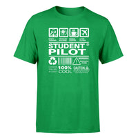 Thumbnail for Student Pilot Label Designed T-Shirts