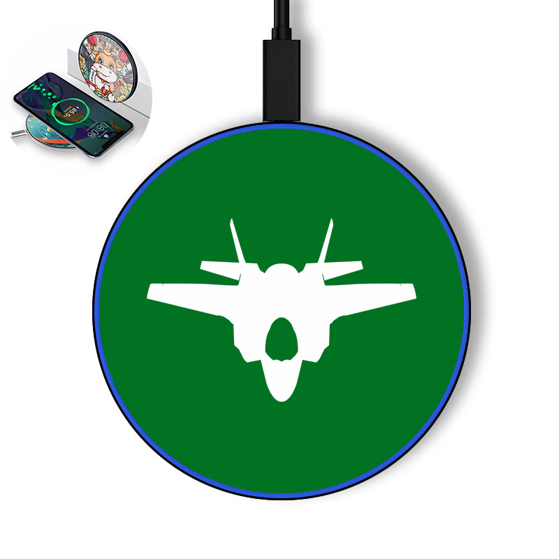 Lockheed Martin F-35 Lightning II Silhouette Designed Wireless Chargers