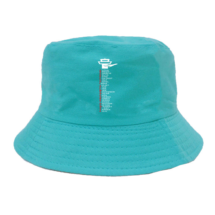 Aviation Alphabet Designed Summer & Stylish Hats