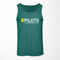Thumbnail for Pilots They Know How To Fly Designed Tank Tops