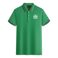 Thumbnail for Airbus A350 & Plane Designed Stylish Polo T-Shirts