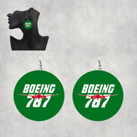 Thumbnail for Amazing Boeing 787 Designed Wooden Drop Earrings