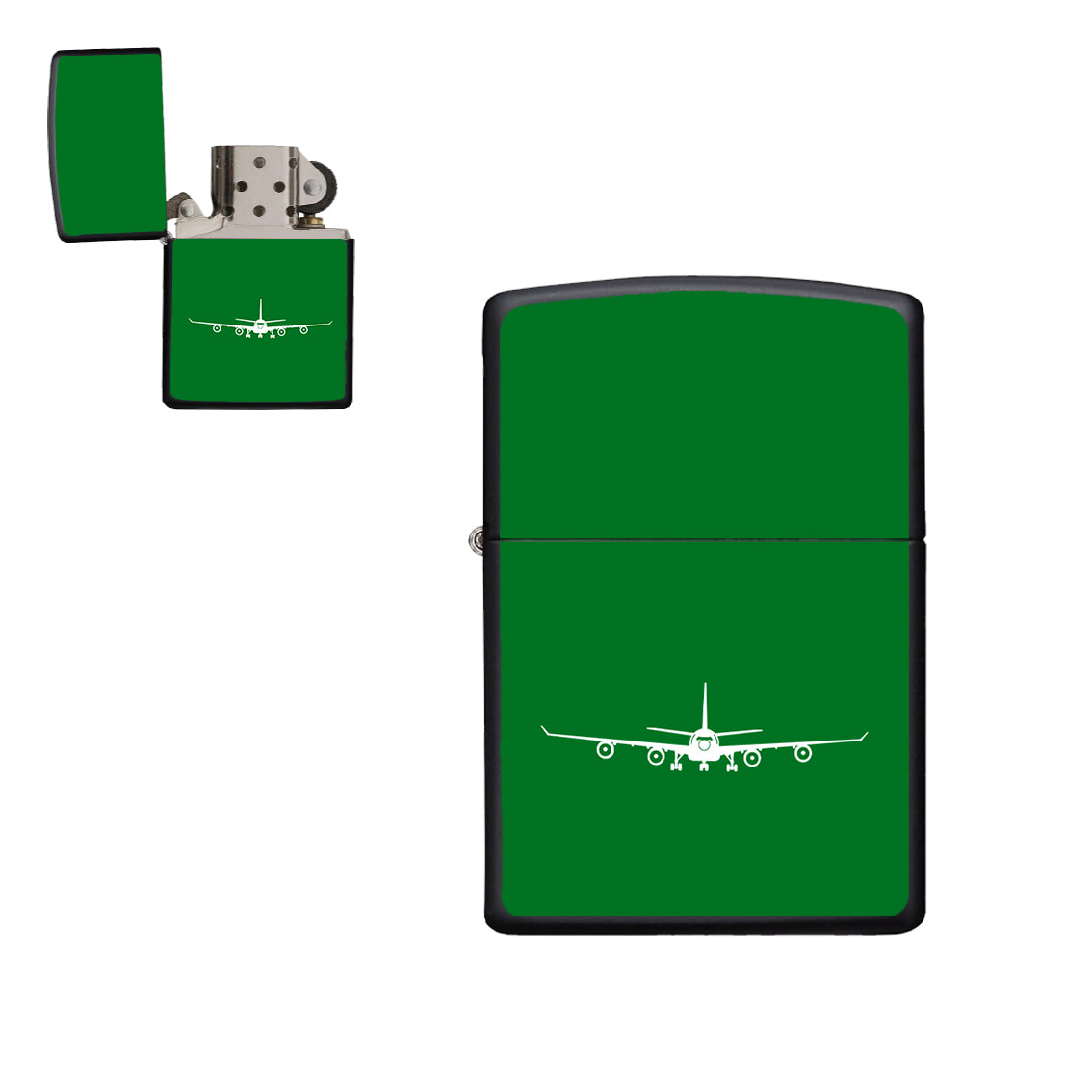 Airbus A340 Silhouette Designed Metal Lighters