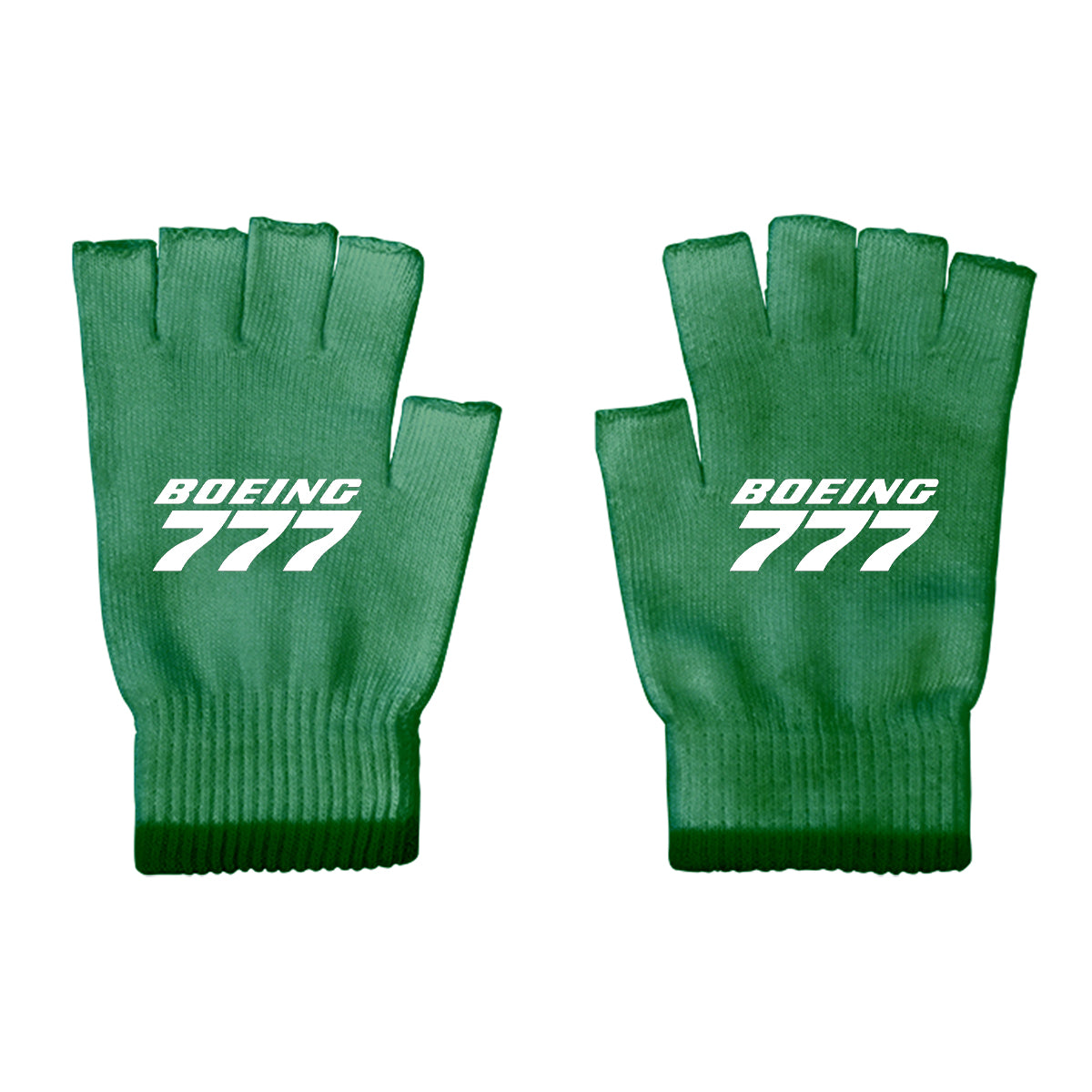 Boeing 777 & Text Designed Cut Gloves