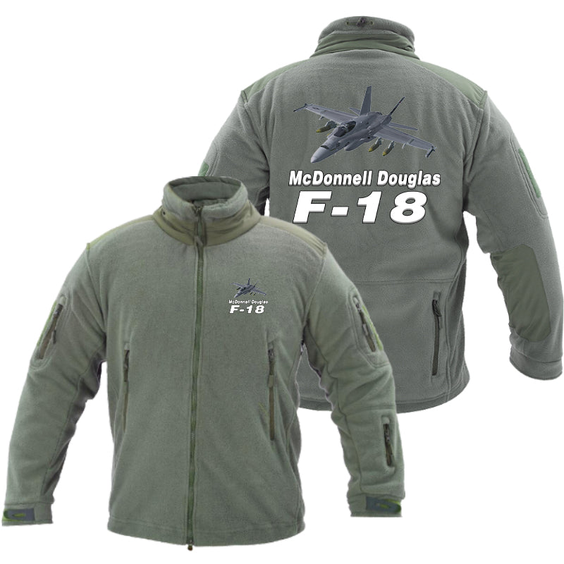 The McDonnell Douglas F18 Designed Fleece Military Jackets (Customizable)