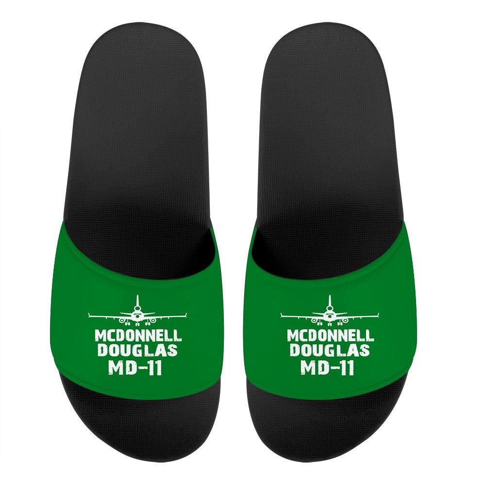 McDonnell Douglas MD-11 & Plane Designed Sport Slippers