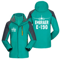 Thumbnail for Embraer E-190 & Plane Designed Thick Skiing Jackets