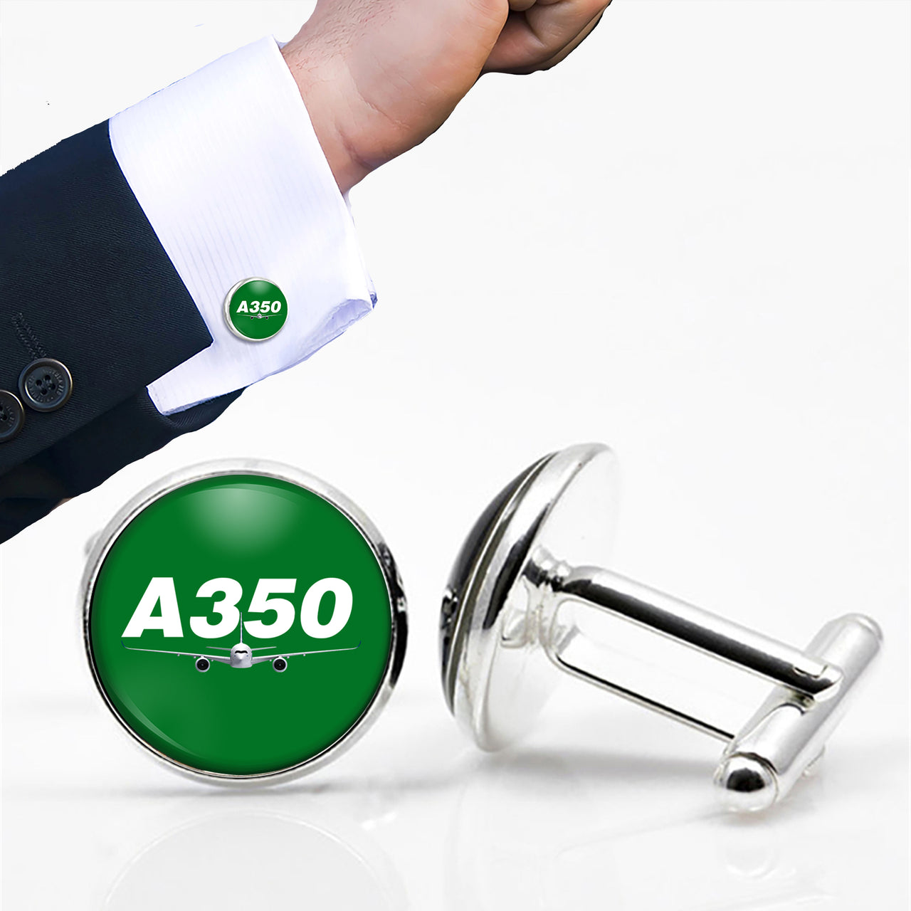 Super Airbus A350 Designed Cuff Links