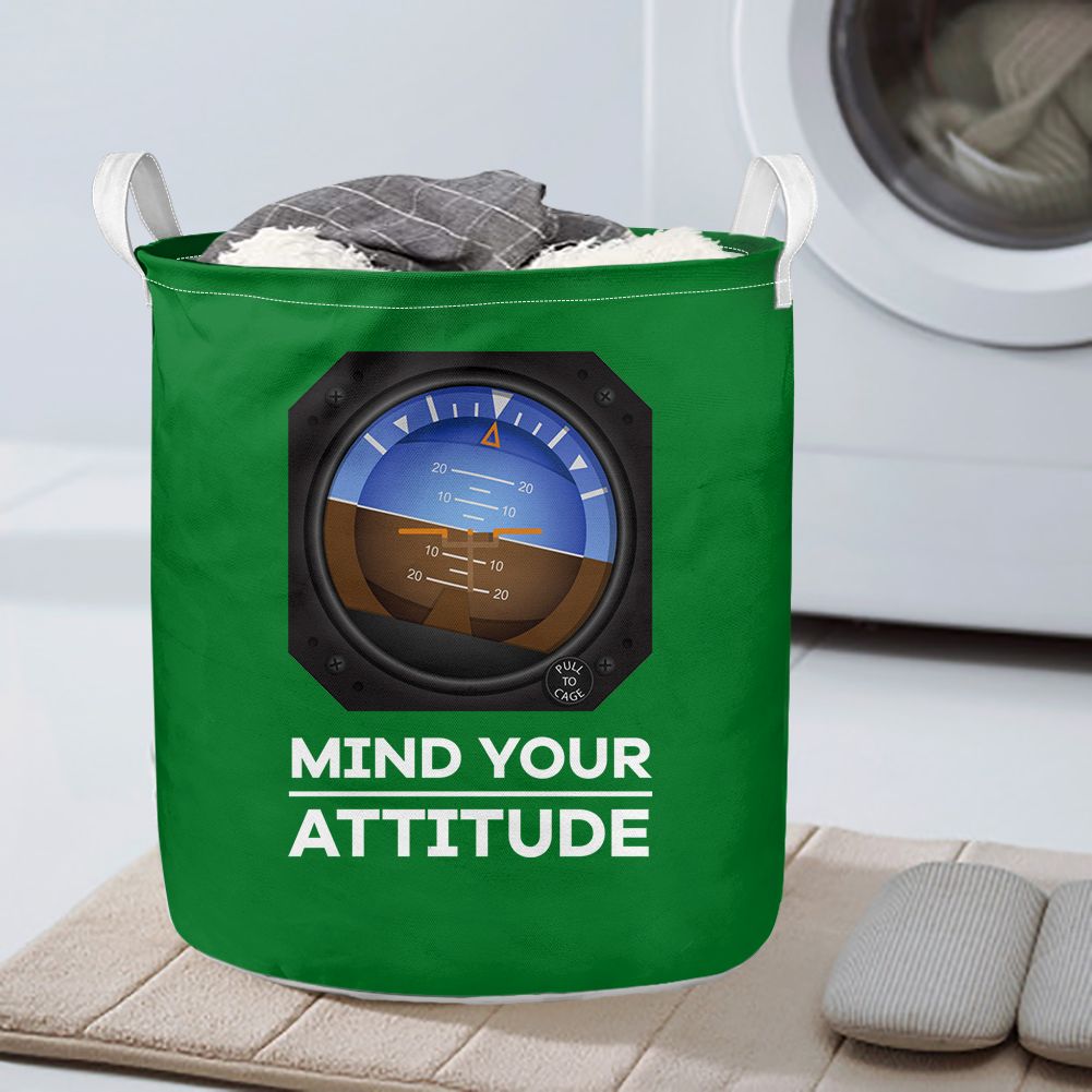 Mind Your Attitude Designed Laundry Baskets