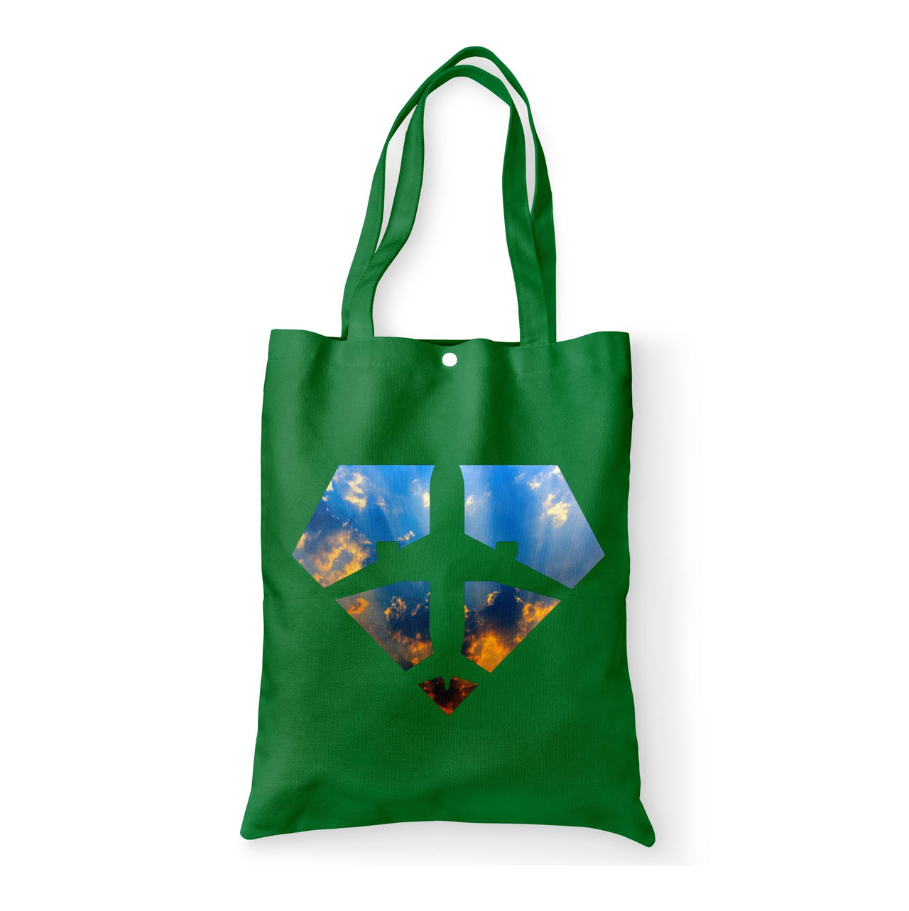 Supermen of The Skies (Sunrise) Designed Tote Bags