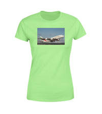 Thumbnail for Departing Emirates A380 Designed Women T-Shirts