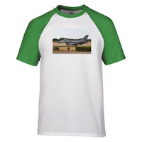 Thumbnail for Fighter Jet 16 From Side Designed Raglan T-Shirts