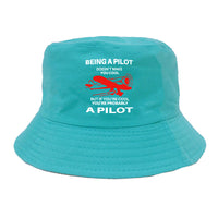 Thumbnail for If You're Cool You're Probably a Pilot Designed Summer & Stylish Hats