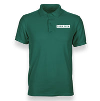 Thumbnail for Cabin Crew Text Designed Polo T-Shirts