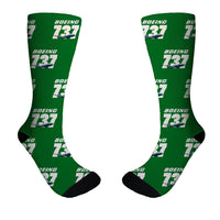 Thumbnail for Super Boeing 737+Text Designed Socks