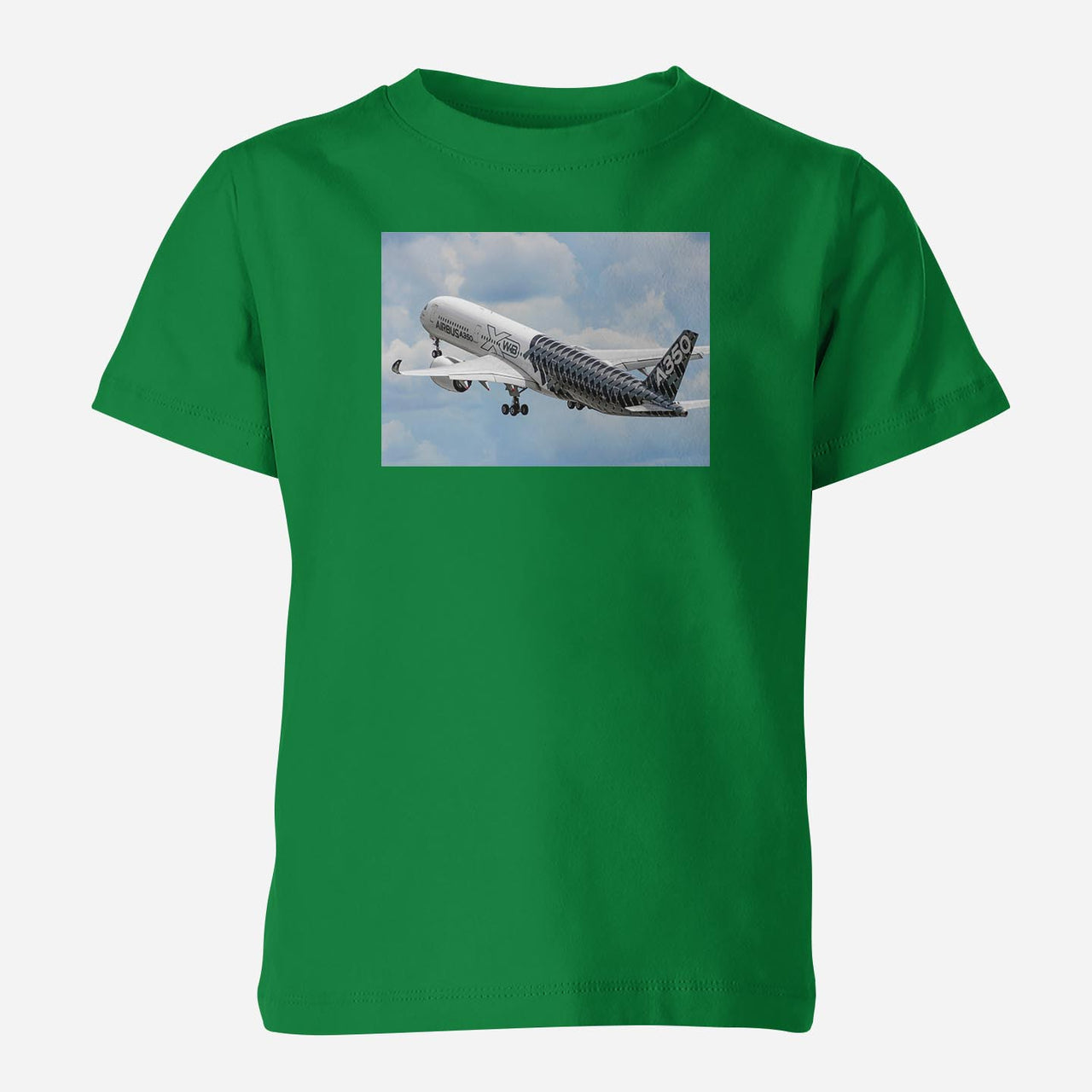 Departing Airbus A350 (Original Livery) Designed Children T-Shirts