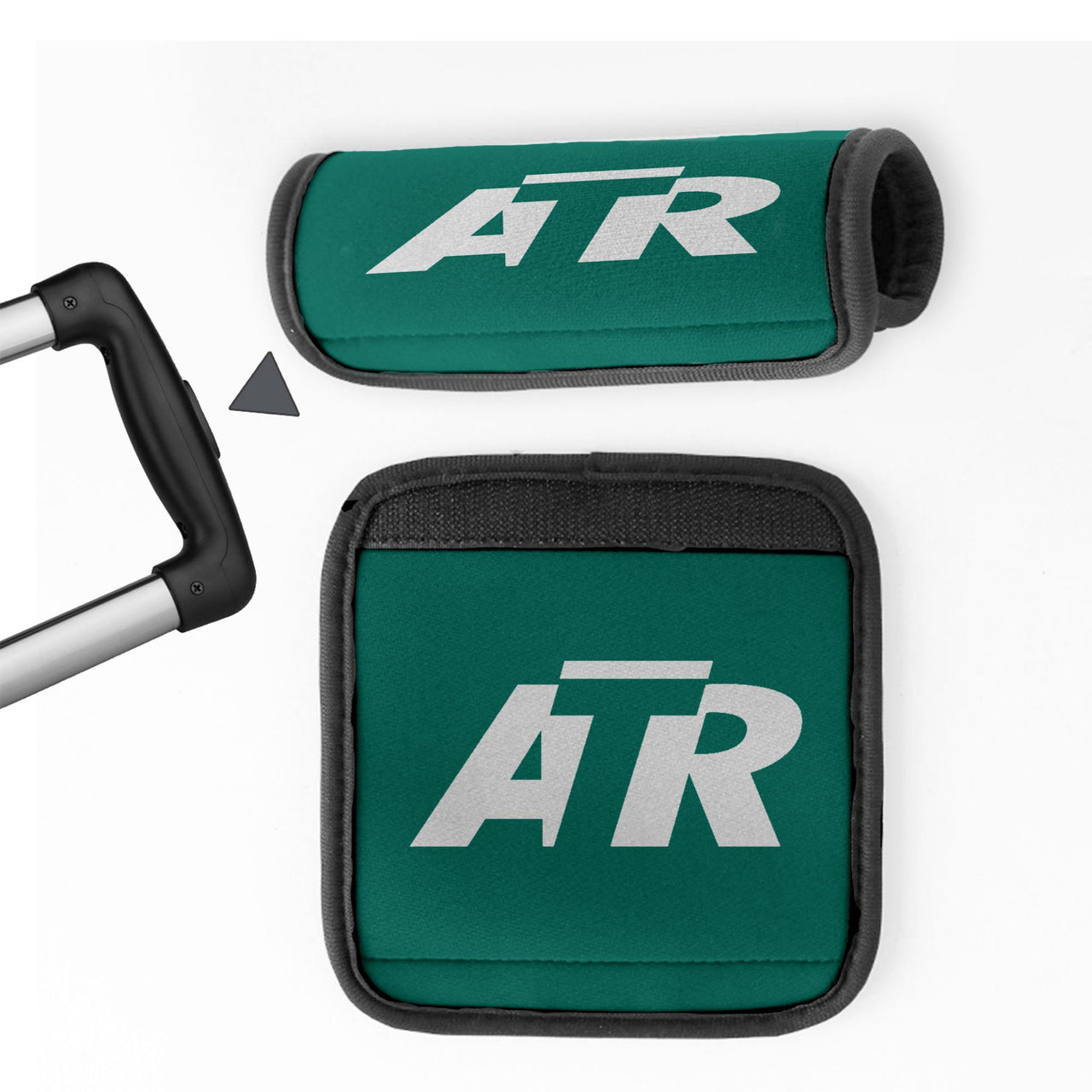 ATR & Text Designed Neoprene Luggage Handle Covers