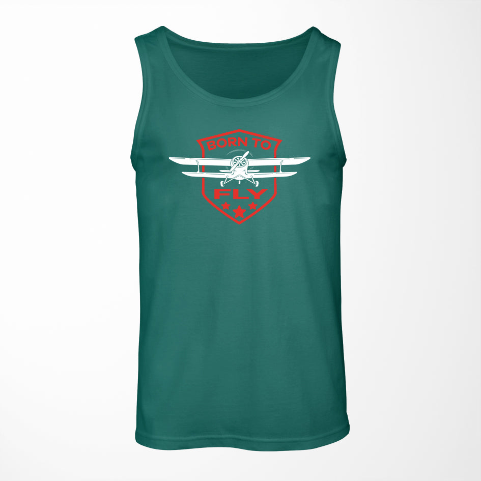Super Born To Fly Designed Tank Tops