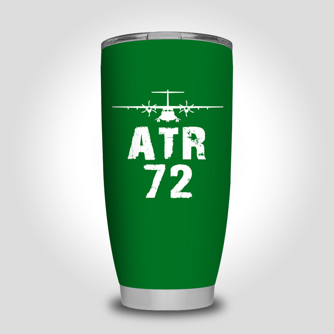 ATR-72 & Plane Designed Tumbler Travel Mugs