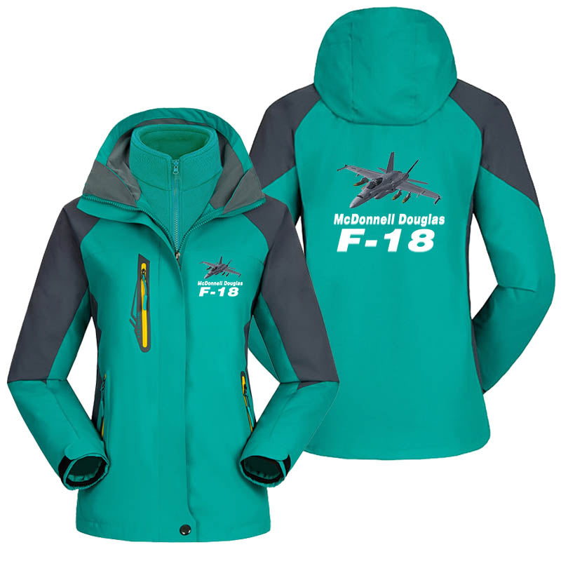 The McDonnell Douglas F18 Designed Thick "WOMEN" Skiing Jackets