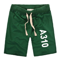Thumbnail for A310 Text Designed Cotton Shorts