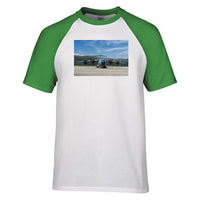 Thumbnail for Face to Face with Airbus A400M Designed Raglan T-Shirts