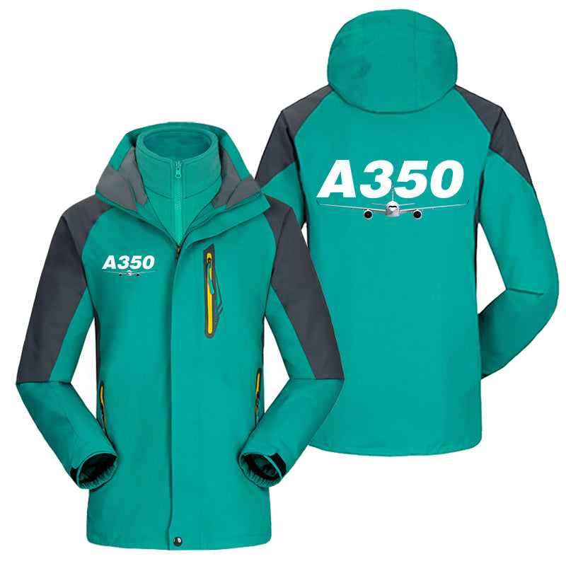 Super Airbus A350 Designed Thick Skiing Jackets