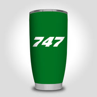 Thumbnail for 747 Flat Text Designed Tumbler Travel Mugs