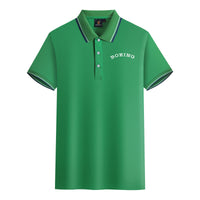 Thumbnail for Special BOEING Text Designed Stylish Polo T-Shirts