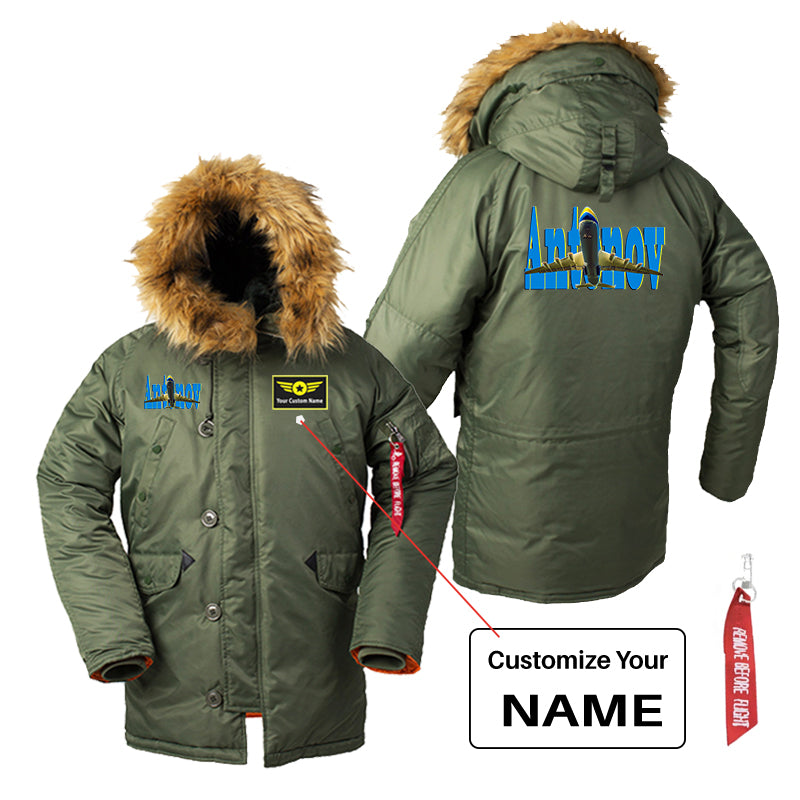 Antonov AN-225 (24) Designed Parka Bomber Jackets