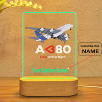 Thumbnail for Airbus A380 Love at first flight Designed Night Lamp