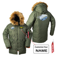 Thumbnail for Antonov 225 takeoff Designed Parka Bomber Jackets