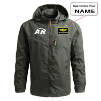 Thumbnail for ATR & Text Designed Thin Stylish Jackets