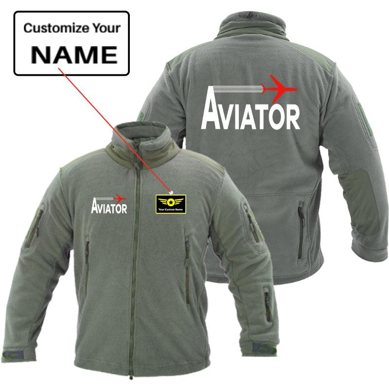 Aviator Designed Fleece Military Jackets (Customizable)