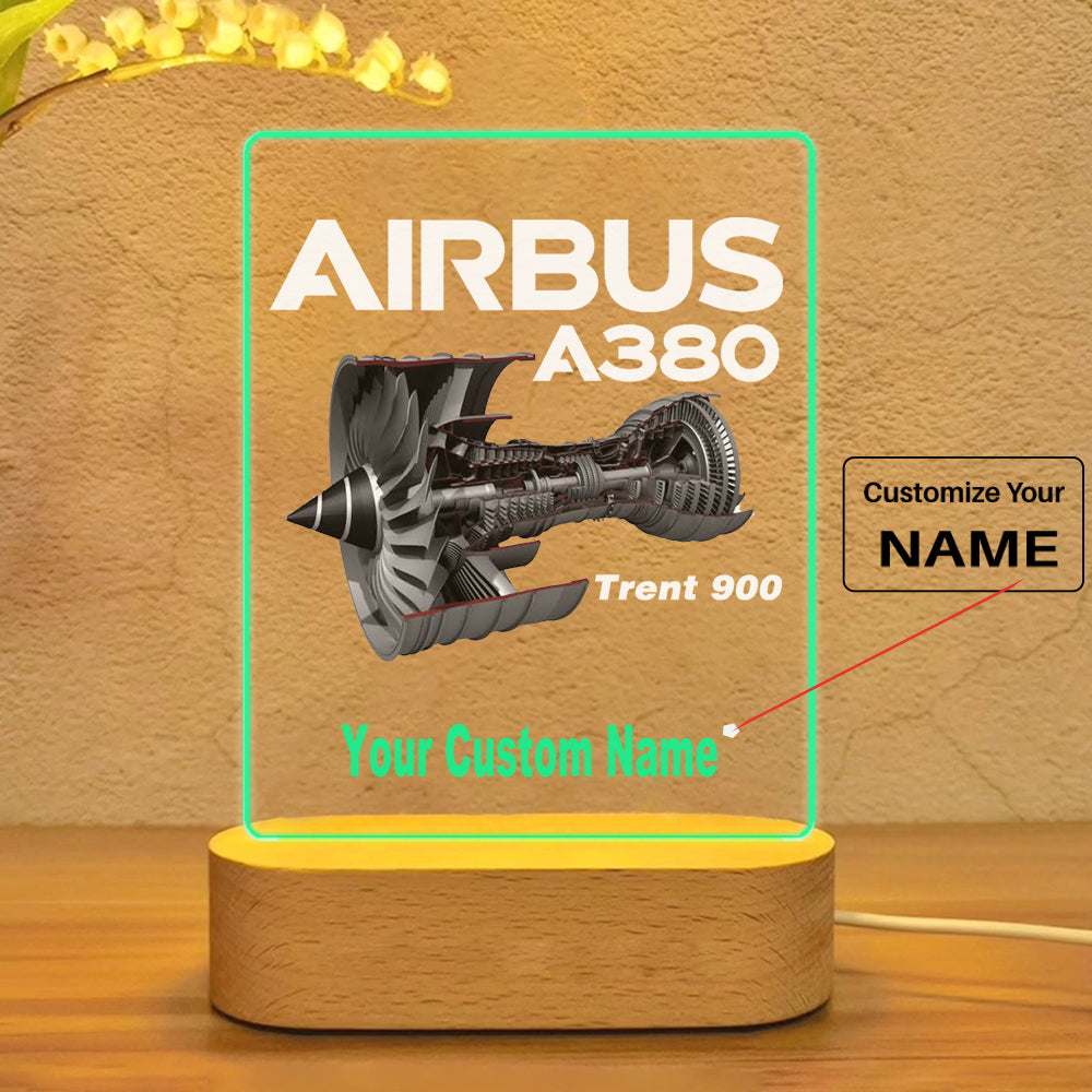 Airbus A380 & Trent 900 Engine Designed Night Lamp